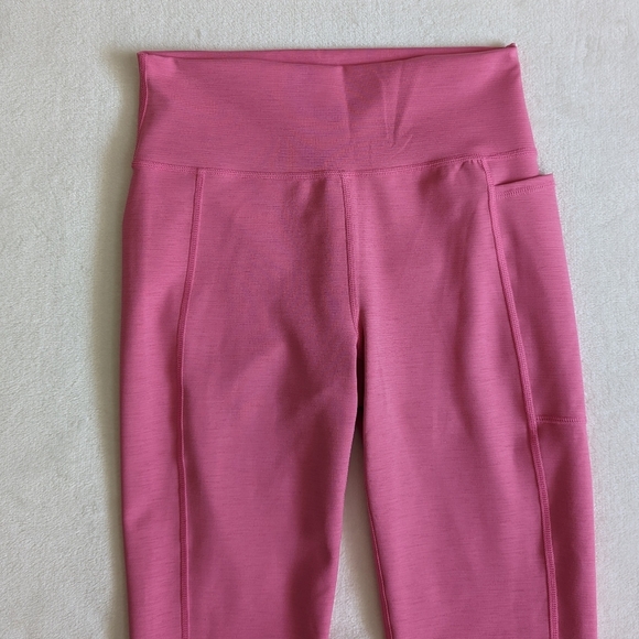 Sweaty Betty Leggings Super Sculpt High Rise 7/8 Side Pocket Pink M (8/10) NWT - Picture 3 of 16
